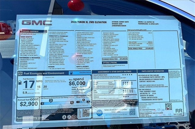 2026 GMC Yukon XL Elevation