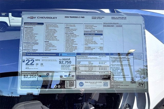 2026 Chevrolet Traverse LT