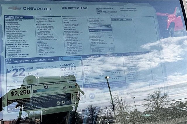 2026 Chevrolet Traverse LT
