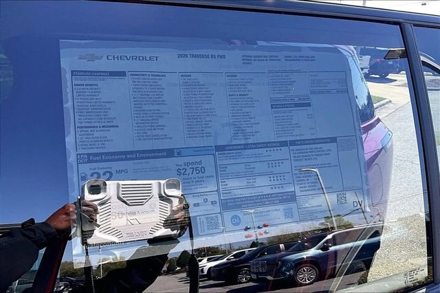 2026 Chevrolet Traverse RS