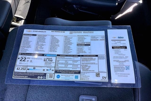 2026 Chevrolet Traverse RS