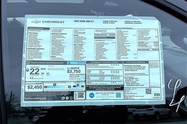 2026 Chevrolet Tahoe Z71