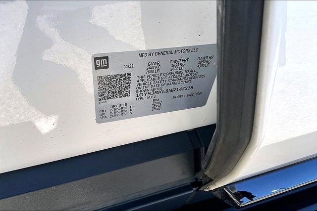 2022 Cadillac Escalade ESV Sport Platinum