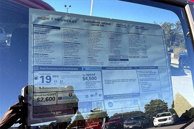 2026 Chevrolet Silverado 1500 Custom