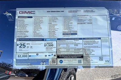 2026 GMC Terrain Denali