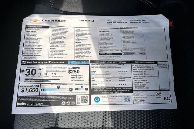 2026 Chevrolet Trax LT