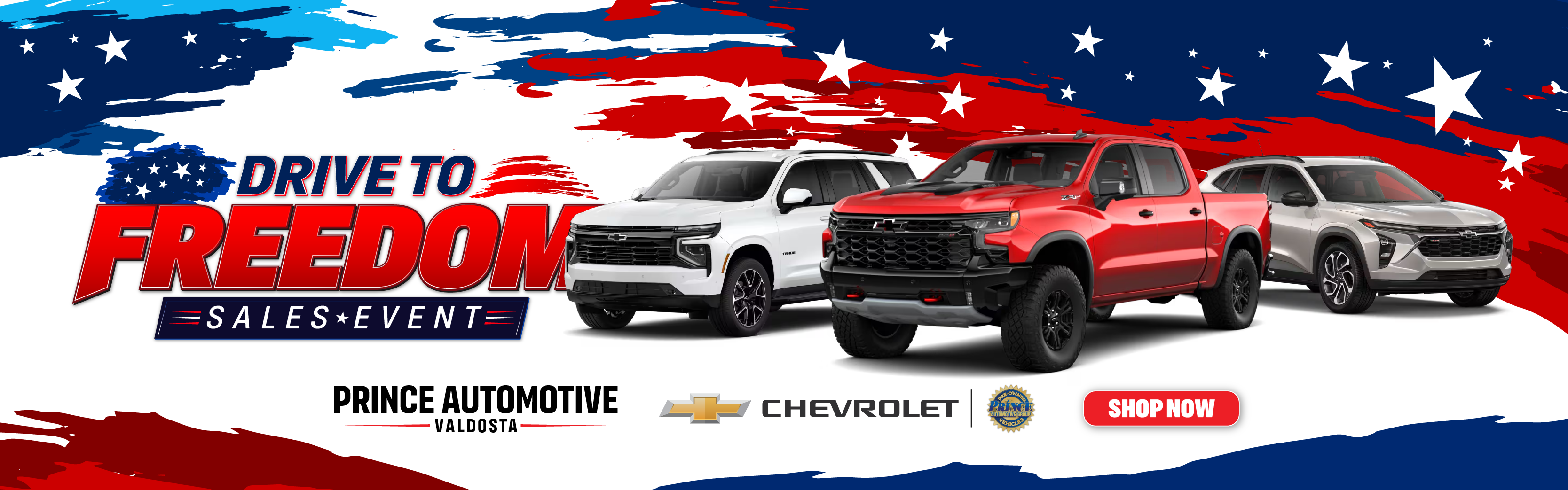 Drive to Freedom Sales Event